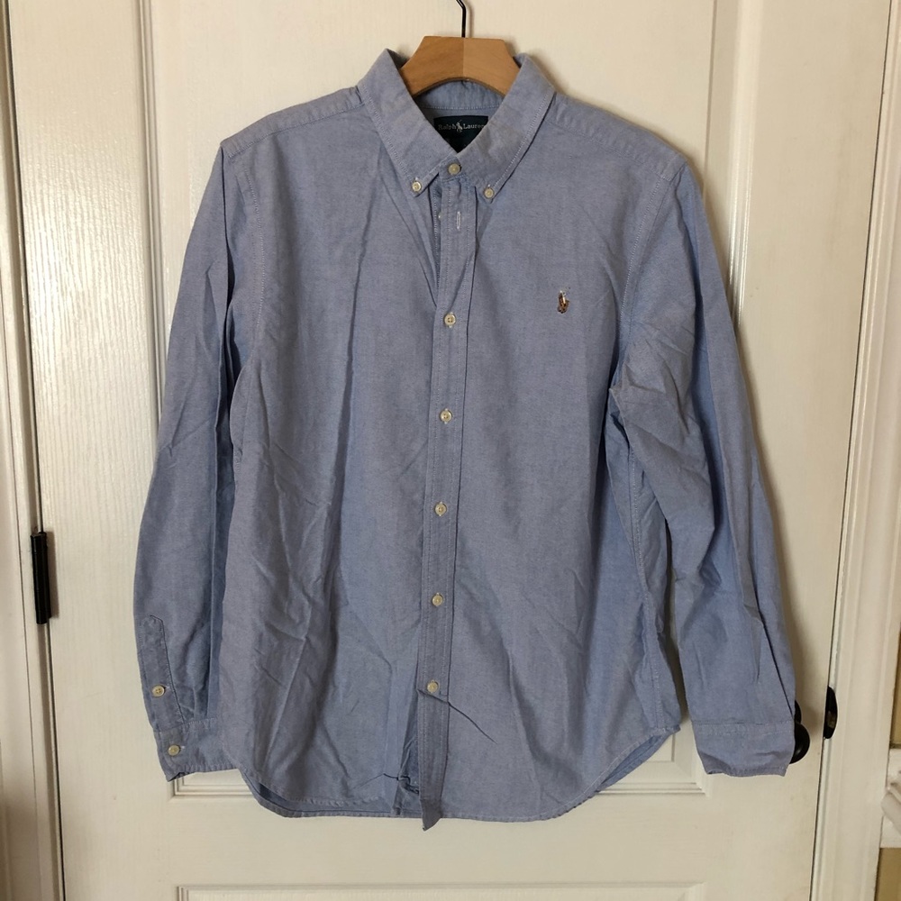Boy’s Ralph Lauren blue oxford cloth shirt